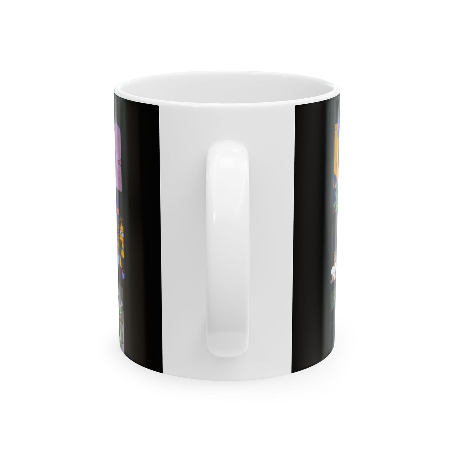 Money Vibes Cartoon Mug, 11 oz